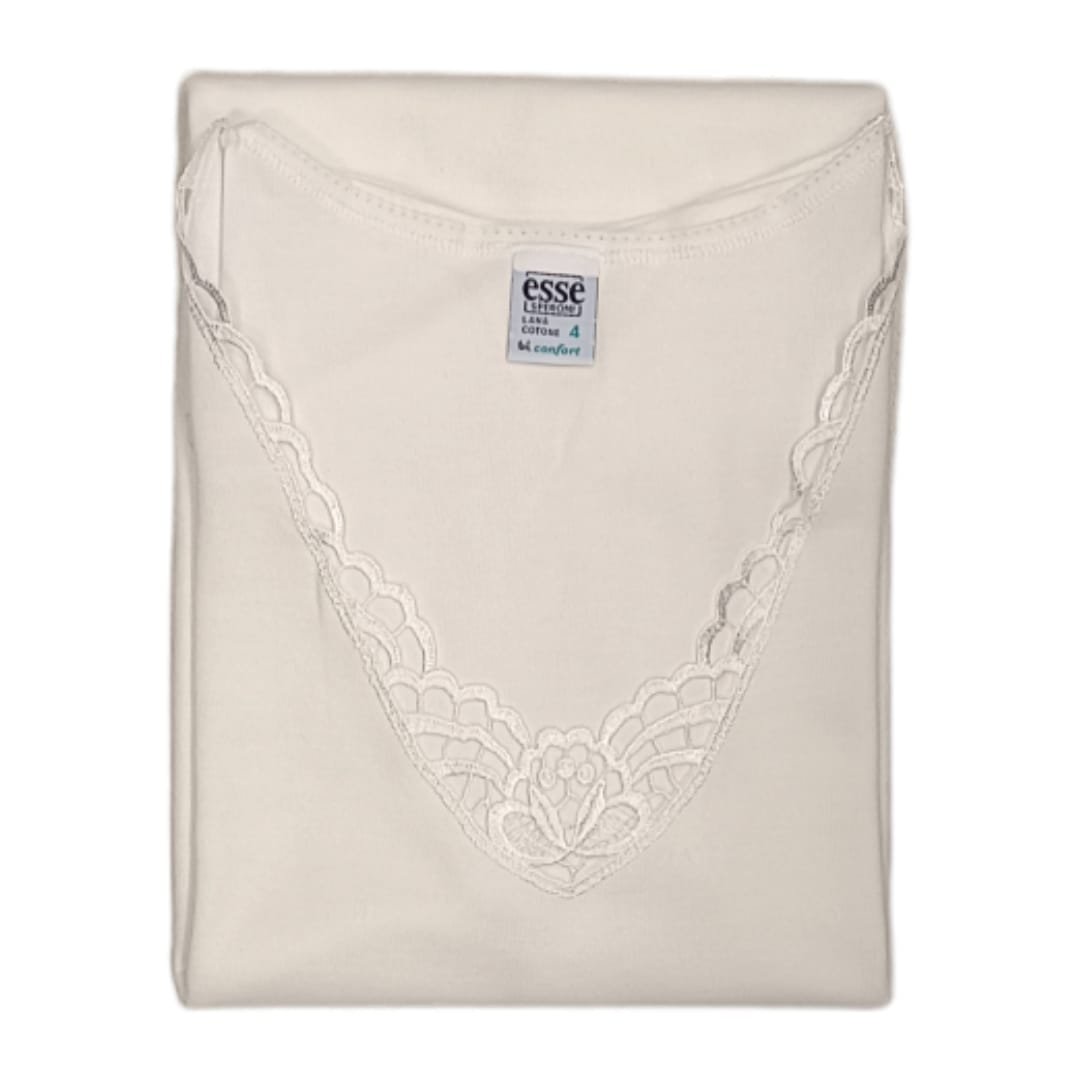 t-shirt donna lana cotone esse speroni